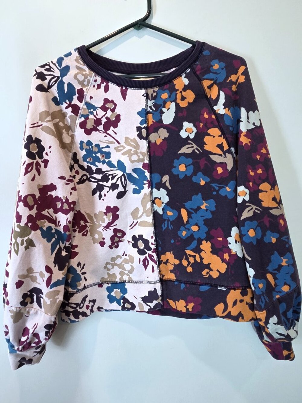 Maeve Floral Sweatshirt Top Size XS